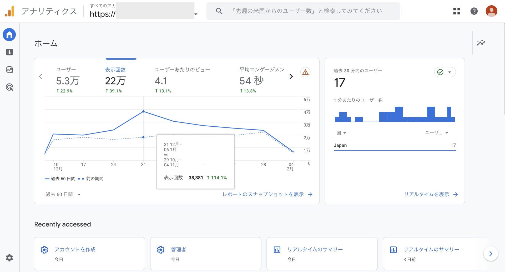 自分のサイトのアクセス数を知ることができるの画像